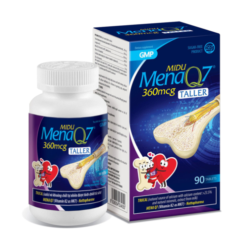 Thực phẩm bảo vệ sức khỏe: MiduMenaQ7 360mcg Taller 