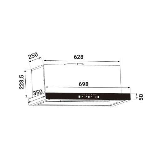 Hút mùi Âm KF-TL7735B BOST